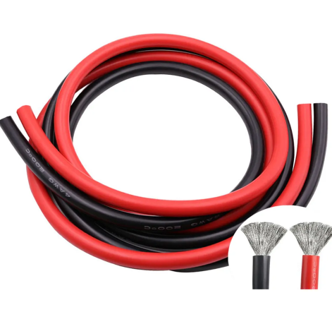 20 18 16 14 12 10 8 6 4 2 0 AWG Super Soft Silicone Cable Wire Tin-plated Copper Wire for Battery Connector Inverter UPS