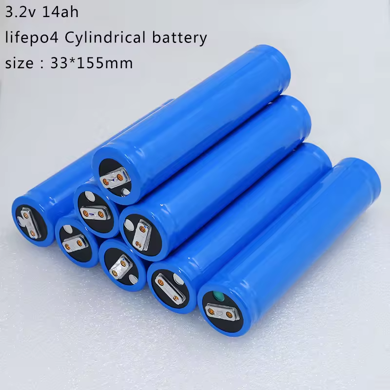 33155 cylindrical 3.2v 14ah lithium ion lifepo4 batteries cells for electric bicycle