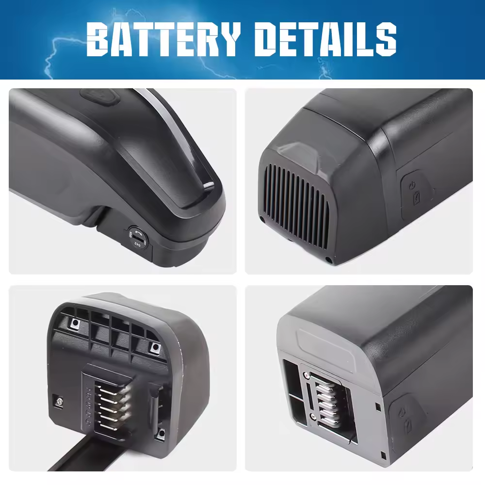 Wholesale 36V 48V 18650 cells 10S5P 13S4P Downtube Electric Bike battery