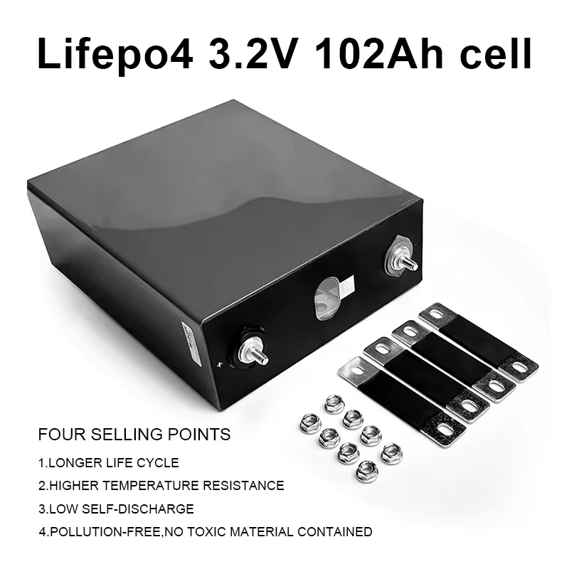 New Original BYD C47F 3.2V 102Ah Grade A 8000 Cycle LiFePO4 Lithium ion Prismatic LFP Cells