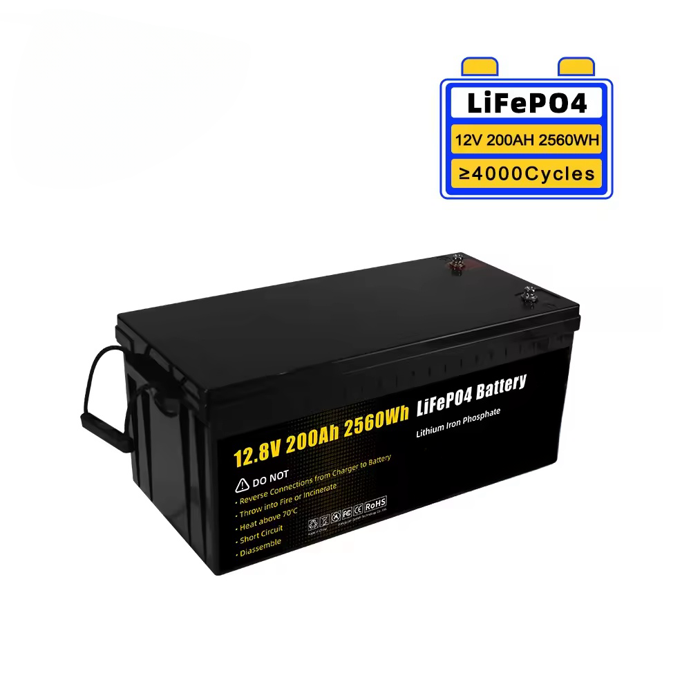 Wholesale Lifepo4 Battery 12V 50Ah 100Ah 200Ah connect to 12V 300Ah 400Ah 24V 200Ah for Power Backup RV Caravan Marine Trolling
