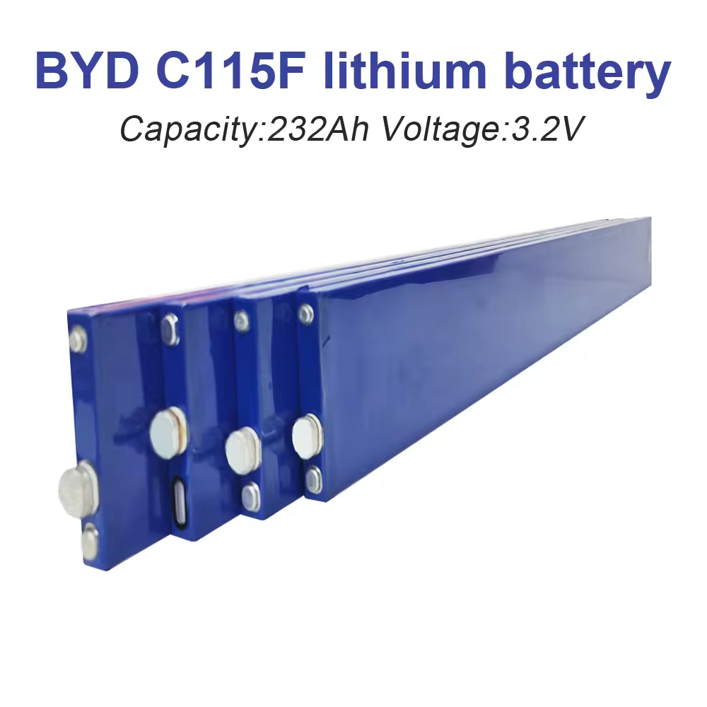 Wholesale C115f 3.2v 232ah BYD Custom Li-ion Rechargeable Lifepo4 Lithium Ion Battery