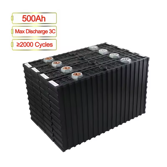 Wholesale Prismatic Lithium Lifepo4 Battery 3.2V 500Ah Deep Cycle Battery Cell for Solar System