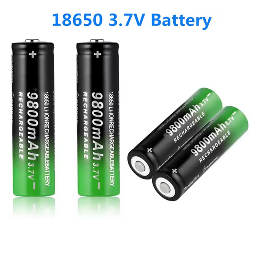 100% New 18650 3.7V 9800mAh Rechargeable Battery For Flashlight Torch headlamp Li-ion Rechargeable Battery drop shipping