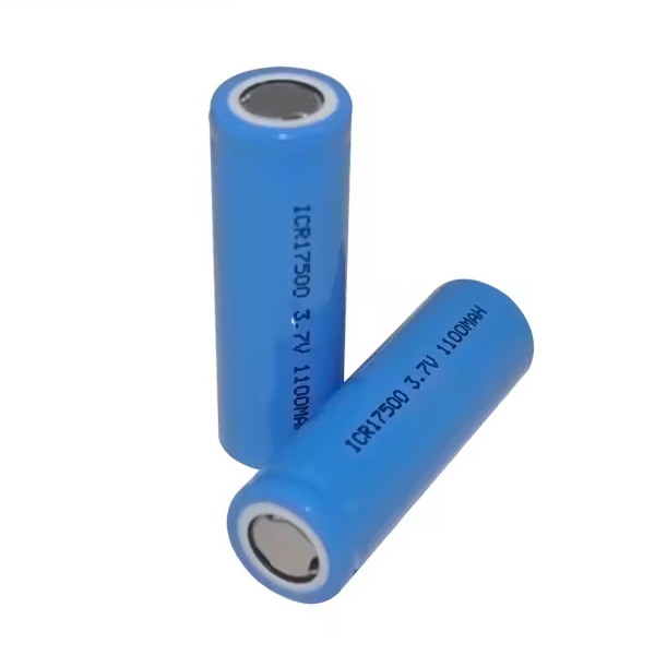 ICR17500 Lithium Ion Rechargeable Battery 3.7V 1100mah for electronic toys,Flashlight, wireless microphone, remote control