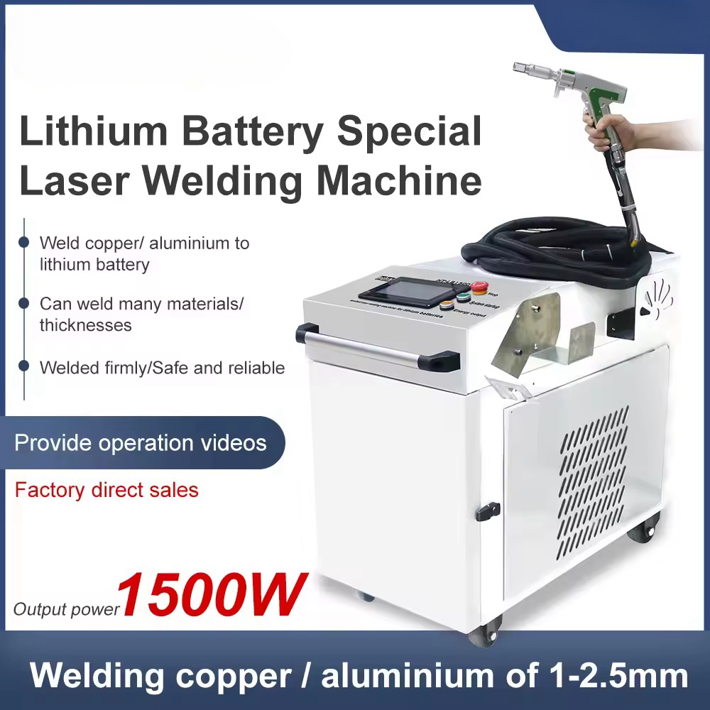 Wholesale 1500W Lithium Battery Laser Welding Machine Handheld Laser Welders Equipment for Lithium iron phosphate