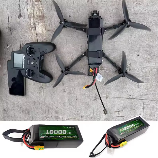 Wholesale 3.7V drone battery 22.2V 16000 mAh 22000mAh high discharge rate 25C 35C 50C 70C 100C lipo UAV Battery