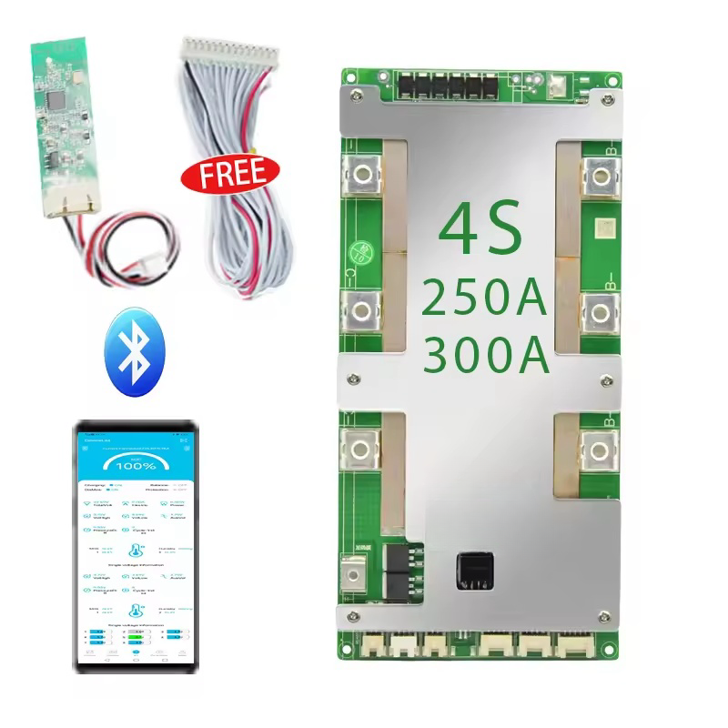 Wholesale Automized Identify 8S-21S smart lithium battery bms 100a 150a 200a UART/BT/RS485/CAN/LCD display lifepo4 16s 48v smart bms