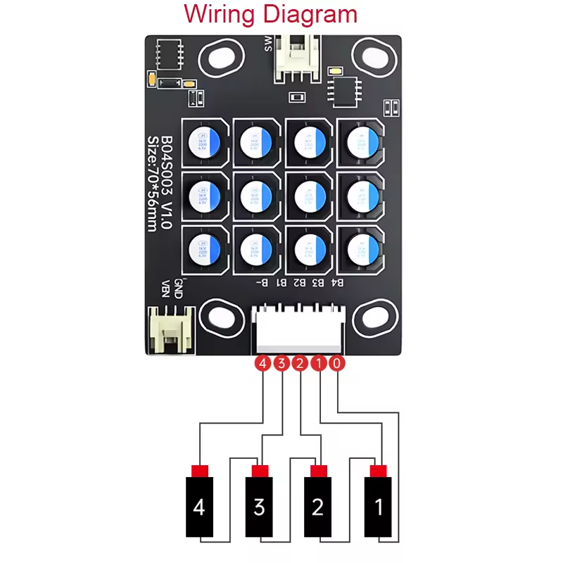 Wholesale Active Balance Module Lifepo4 Li-ion battery 4S 5A with Balance Current