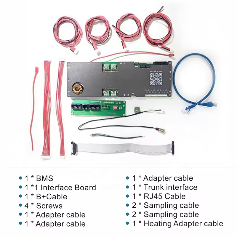 Wholesale 1A/2A Balance bms PB2A16S20P 16S Energy Storage Inverter Lithium Batteries Smart Bms Lifepo4 16s 48v For Inverter