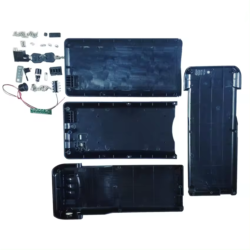 E-bike battery pack 18650 10S4P 40 cells carrier type E-bike battery case electric bicycle battery shell DDP hailong box