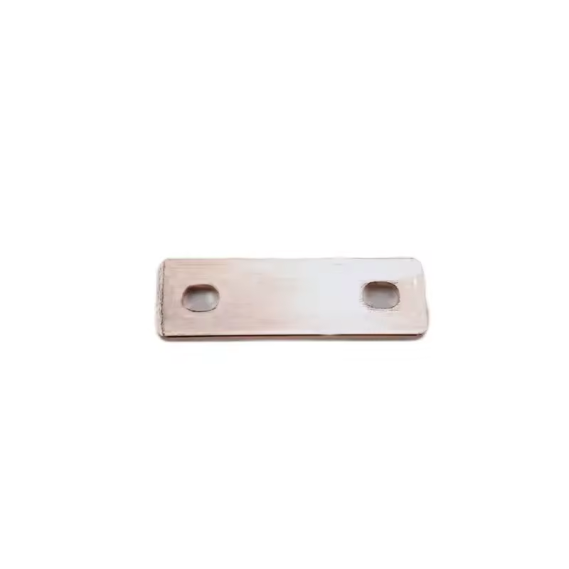 57*20*2mm red copper busbar prismatic battery connection aluminum sheet battery connector 2mm thickness aluminum busbar