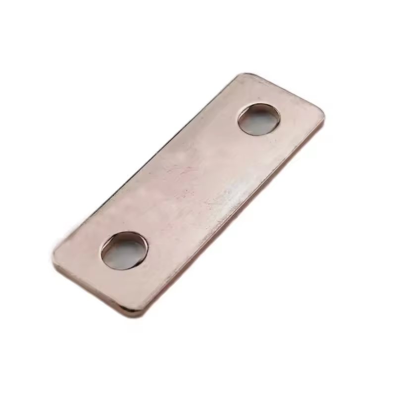 57*20*2mm red copper busbar prismatic battery connection aluminum sheet battery connector 2mm thickness aluminum busbar