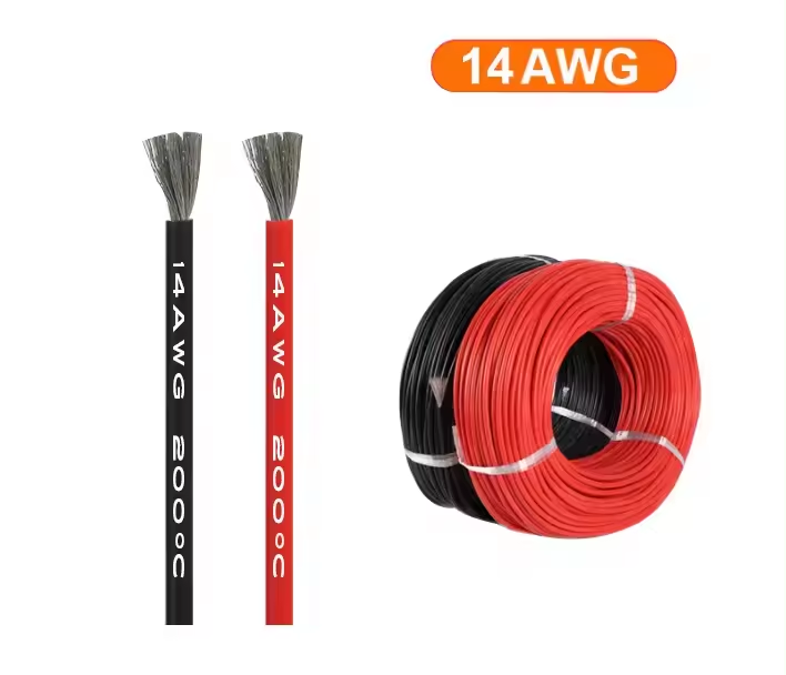 High Voltage silicone cable 50MM2 super soft 3 1/0 AWG silicone wire Ebike inverter energy storage battery connection cable wire