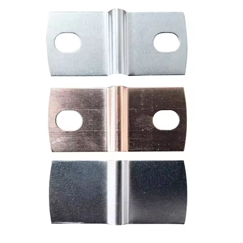 Braided Copper foil soft Busbar 21700 nickel Plated copper connecting plate 200ah 280ah prismatic battery collector plate DDP