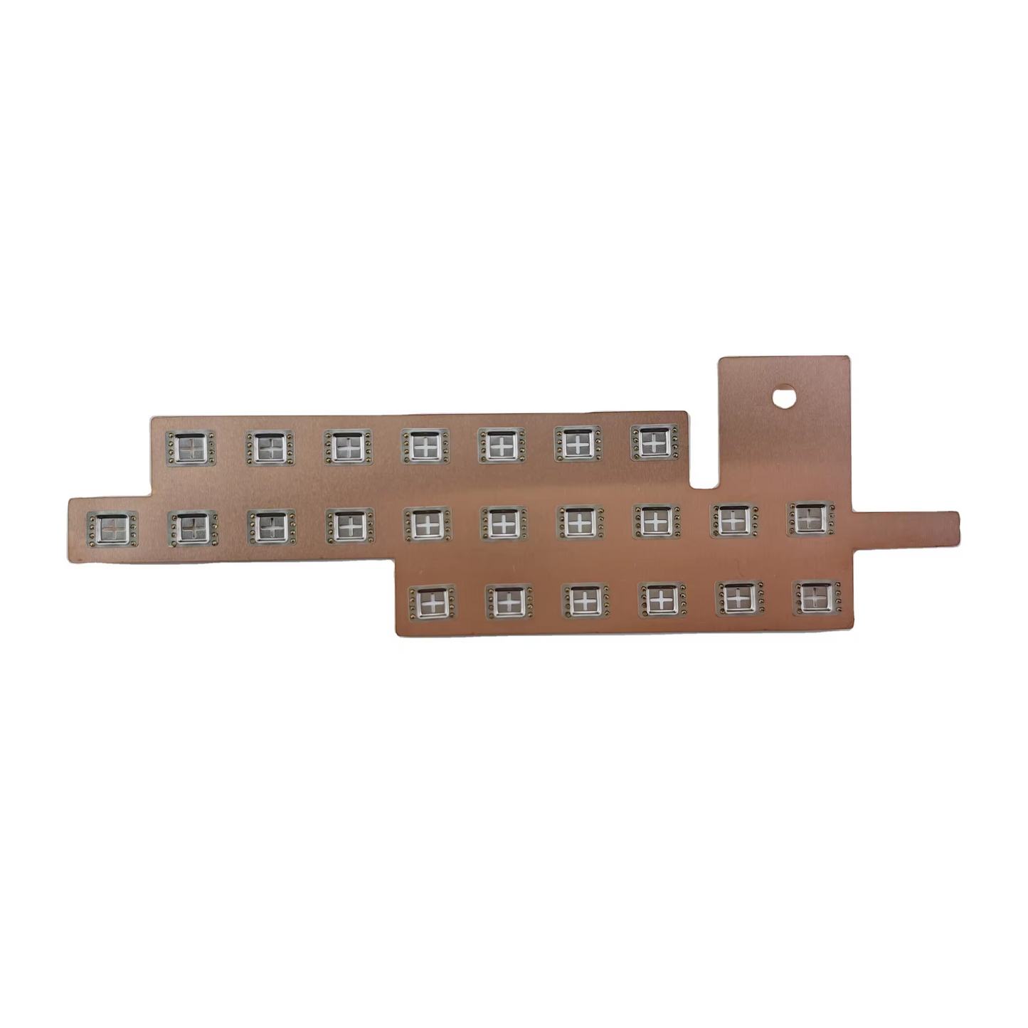 DDP T2 Copper nickel busbar for energy storage battery 21700 copper connecting plate prismatic battery collector plate