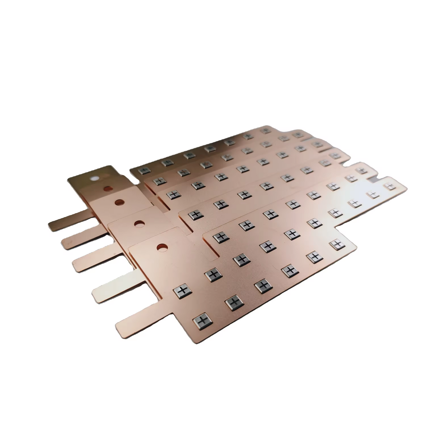 DDP T2 Copper nickel busbar for energy storage battery 21700 copper connecting plate prismatic battery collector plate