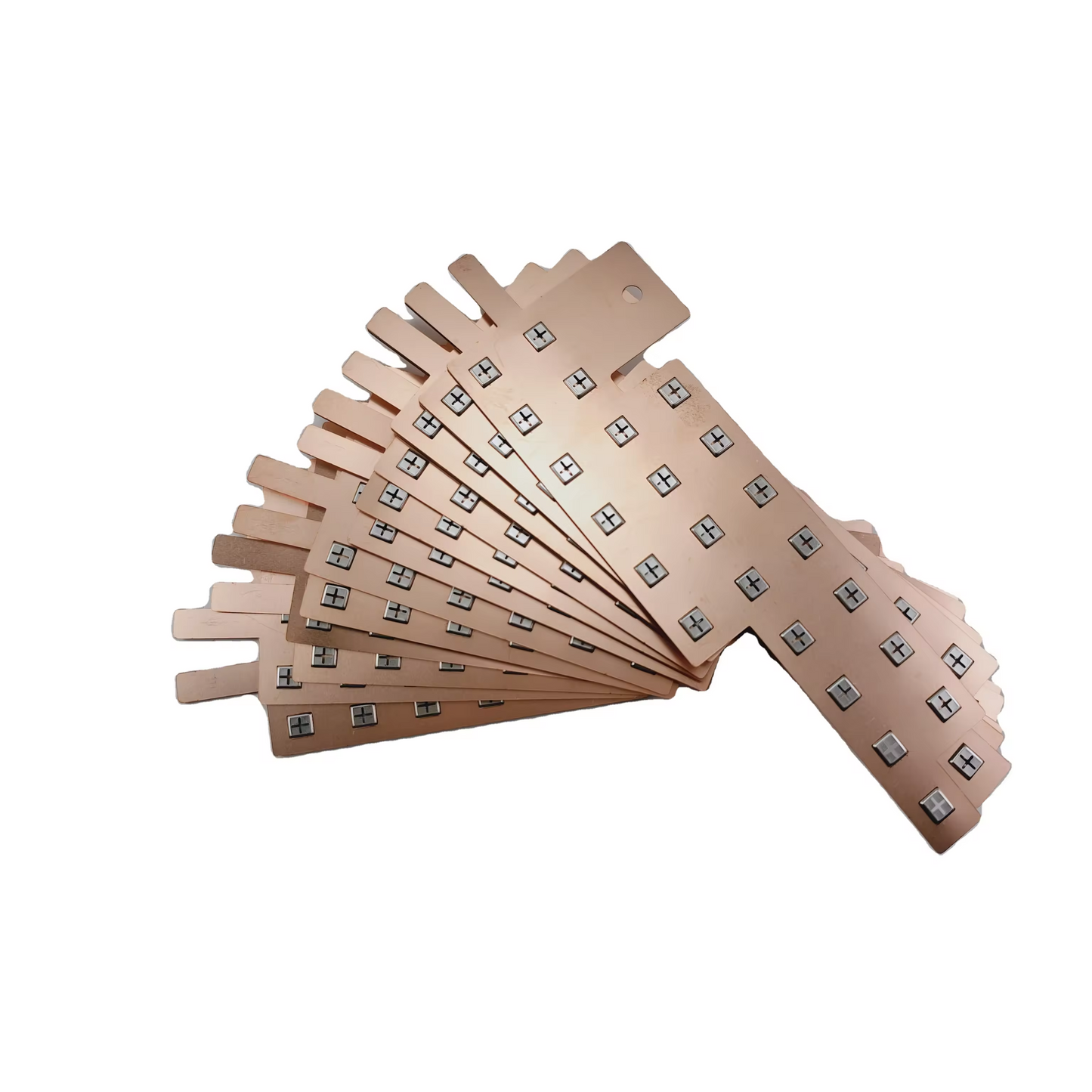 DDP T2 Copper nickel busbar for energy storage battery 21700 copper connecting plate prismatic battery collector plate