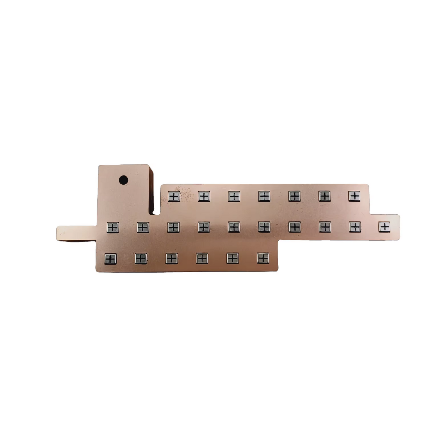 DDP T2 Copper nickel busbar for energy storage battery 21700 copper connecting plate prismatic battery collector plate