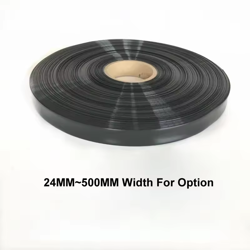 Black color pvc heat shrink tube heat shrink wrap for battery PVC Shrinkable Sleeve 30-700mm