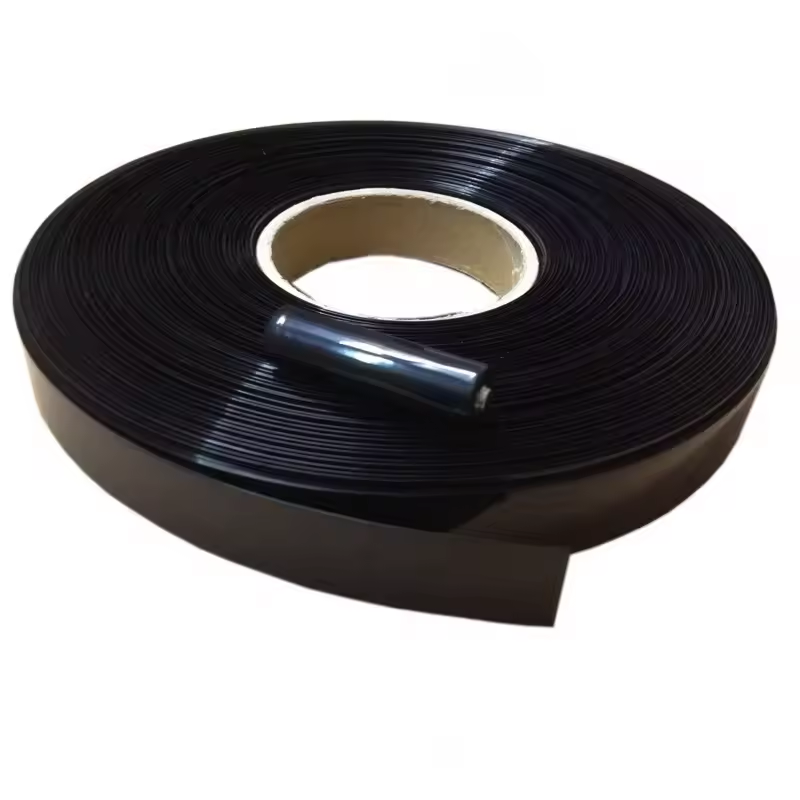 Black color pvc heat shrink tube heat shrink wrap for battery PVC Shrinkable Sleeve 30-700mm