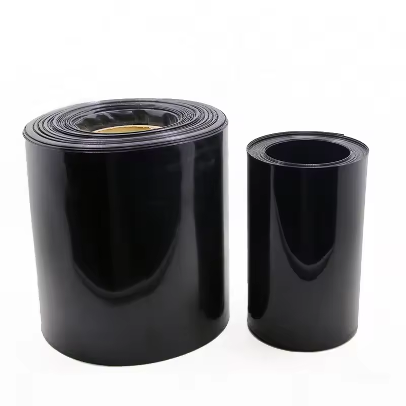 Black color pvc heat shrink tube heat shrink wrap for battery PVC Shrinkable Sleeve 30-700mm