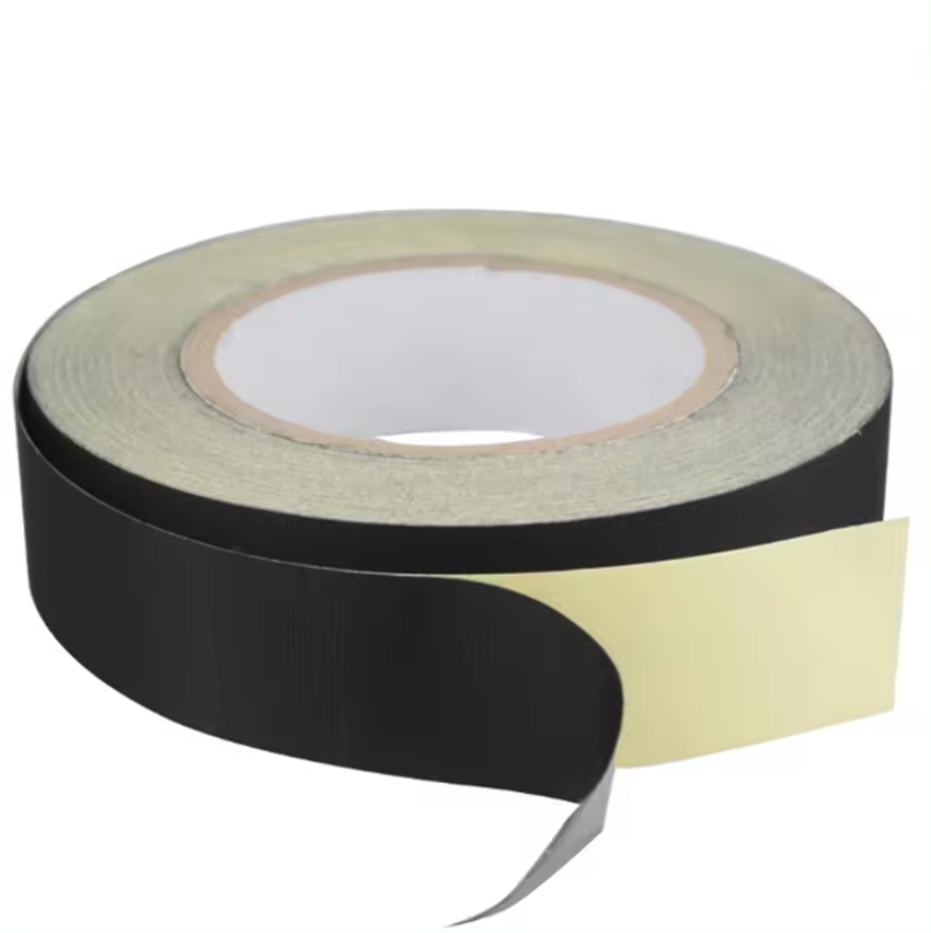 DPP Black 10MM 20MM 50MM 65MM 70MM 100MM width 30M length Acetate Cloth Adhesive Tape High Temperature Resistant Tape