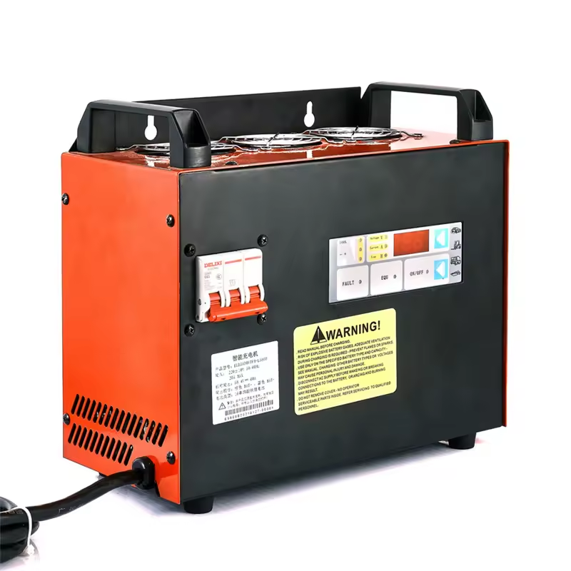 Lithium Battery Charger 3 Phase industrial 48 Volt 80A 100A Forklift lead acid lithium Battery Charger