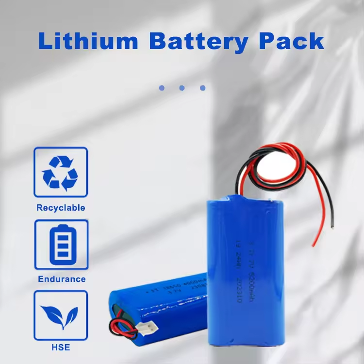 Customized Rechargeable Lithium-ion Batteries 18650 3.7V 7.4V 11.1V 12V 24V 36V 48V Lithium Ion Battery