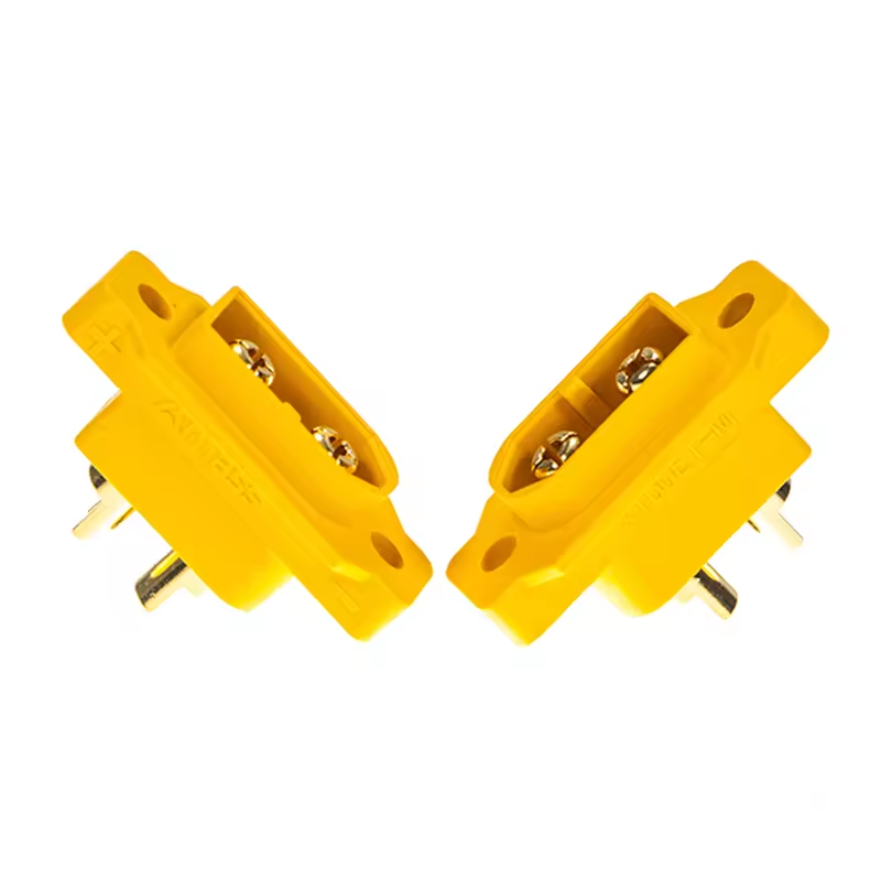 Lithium battery charge  XT60E1-M Models Multicopter Yellow Mountable Male Connector For RC Fixed Board DIY Spare Part XT60E1-M Plug