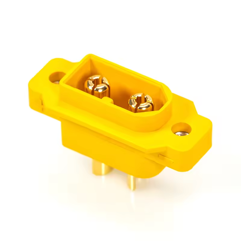 Lithium battery charge  XT60E1-M Models Multicopter Yellow Mountable Male Connector For RC Fixed Board DIY Spare Part XT60E1-M Plug