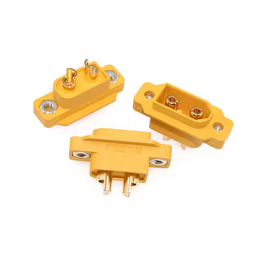 Lithium battery charge  XT60E1-M Models Multicopter Yellow Mountable Male Connector For RC Fixed Board DIY Spare Part XT60E1-M Plug