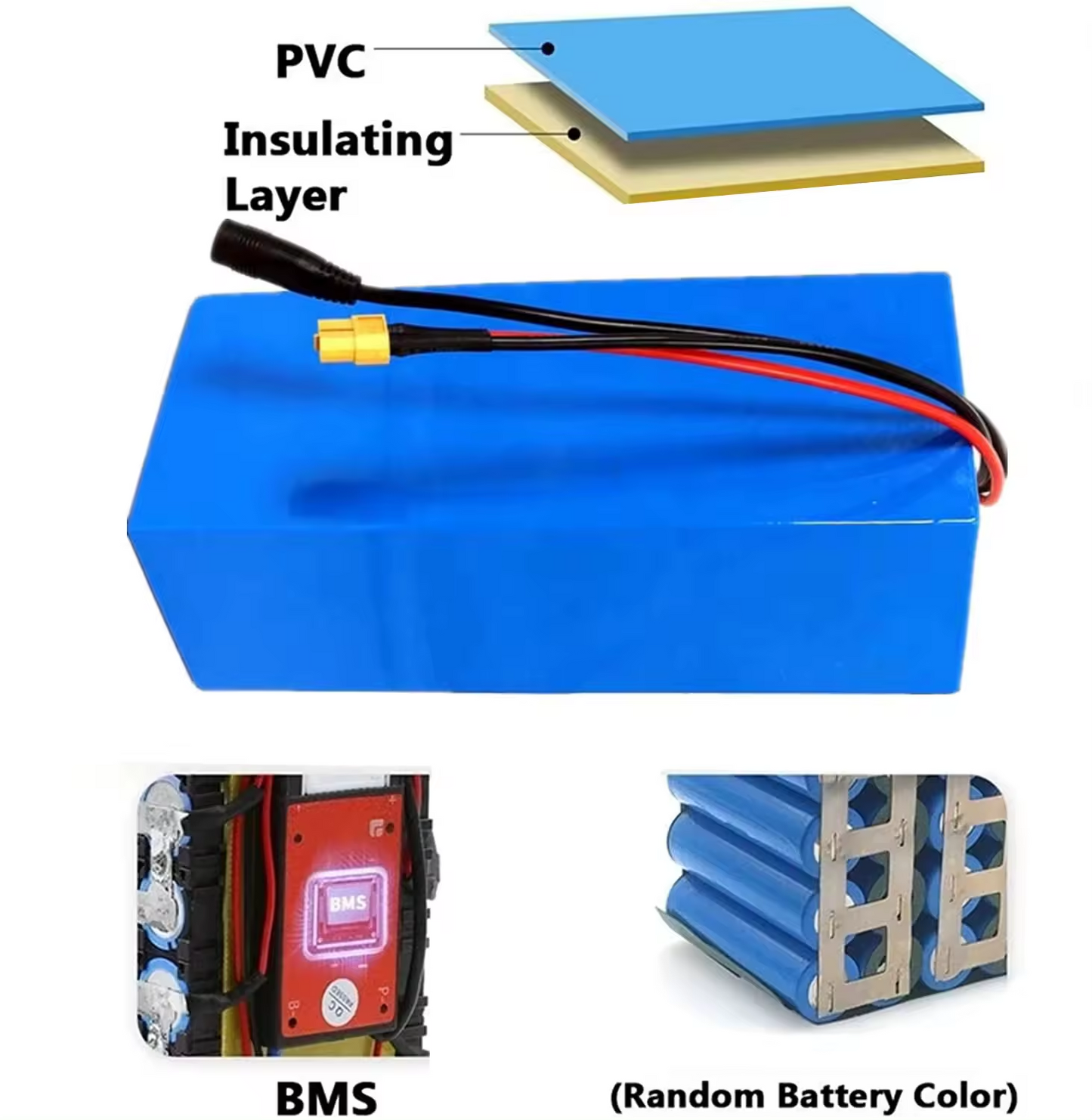 21700 18650 battery pack 36v 48v 60v 72v 10Ah 20Ah 25Ah 30Ah 40Ah 50Ah 60Ah Lithium Ion Battery for E-bike Escooter