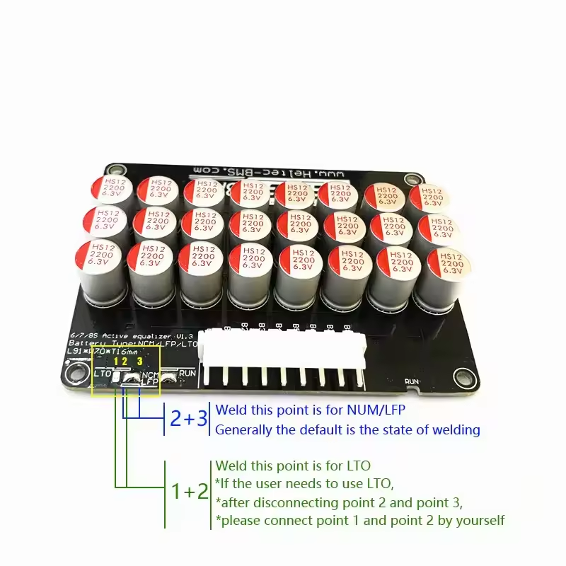 Heltec LTO Lithium Titanate Battery Balancer Active Balance Board 6S 2A 5A In Stock