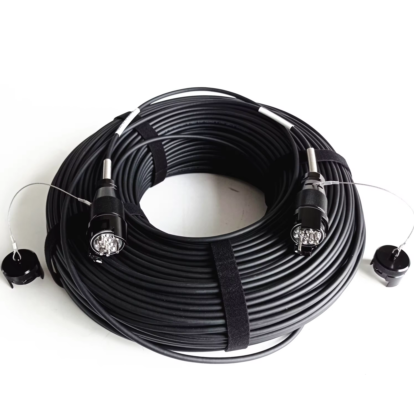 12S plug and Socket outdoor field waterproof IP67 fiber connector assemblies for harsh environment using