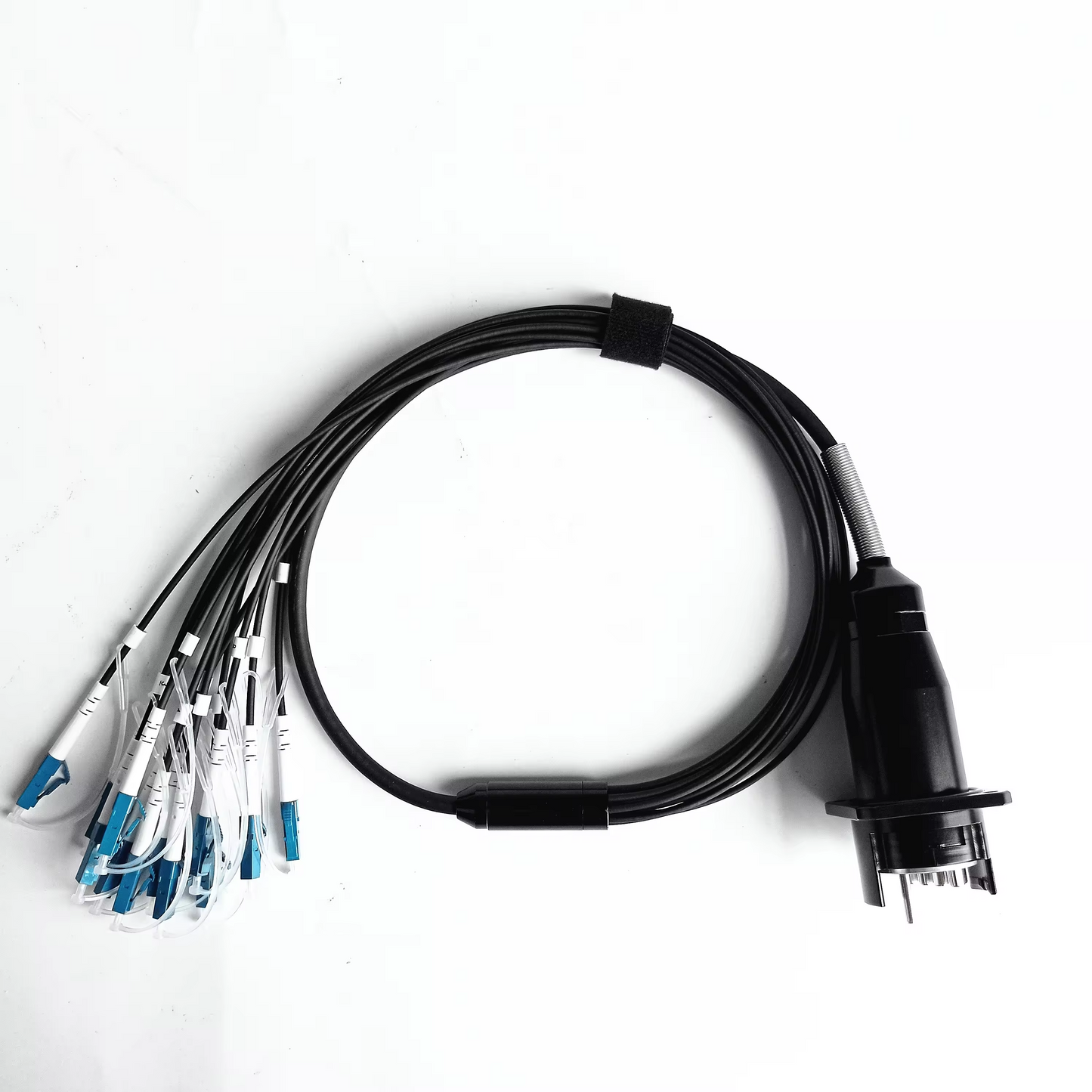 12S plug and Socket outdoor field waterproof IP67 fiber connector assemblies for harsh environment using