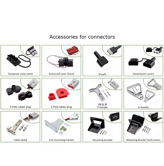 40A 50A 120A 175A 350A 600V Wire Battery Connector Forklift Charging Plug Battery Cable Quick Connect Disconnect Plug