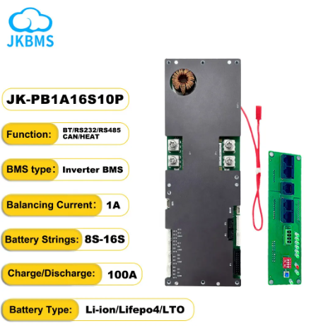 PB1A16S10P 100A PB1A16S15P 150A 8S-16S 48V Lifepo4 battery pack with UART Canbus Rs485 for Solar Inverter Home Energy Storage