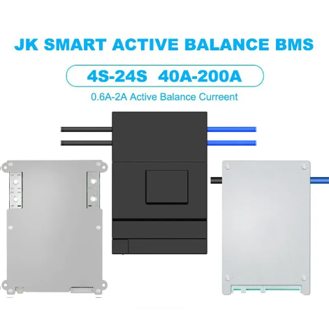 JK BMS BT RS485 CAN Heat Smart JKBMS Active Balance Lifepo4 Battery 8S 12S 13S 14S 16S 17S 20S 24S 60A 80A 100A 150A 200A 600A