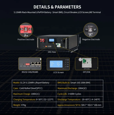 Lifepo4 Forklift Lithium Battery 48v 100Ah 200Ah 280Ah 300Ah 1000ah