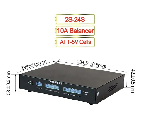 Lithium ion Battery Balancer 10A Current Adjustment 2-24S Smart Active Balancer with Blue tooth