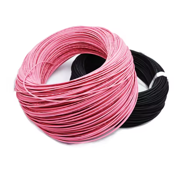 silicone coated red copper wire 22awg different sizes