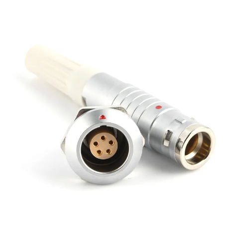 High quality push pull metal shell 4pin 5 pin connector for round 1B connector FGG EGG