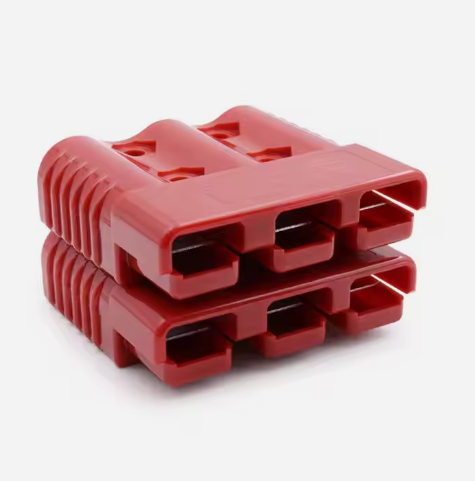 CE RoHS Certificate 3 Pin 600V 50A Electric Vehicles Red Battery Connector