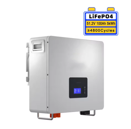 51.2V 100ah Lifepo4 Battery Wall Mounted Deep Cycles for Home Energy Storage Lithium Ion Batteries 50 Kw Off Grid Split