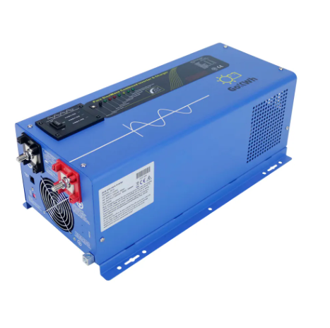 Real 3000W 3KW Combination Inverter Charger 12V 24V 48V DC 220V AC LFP LiFePO4 Lithium ion AGM Lead Acid GEL Battery RV Inverter