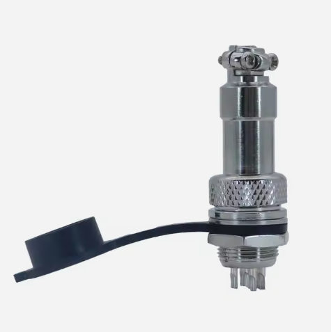 GX12 GX Series Aviation Circular Connector 2-Pin Male & Female Nut-Type Panel Socket with Wire Plug