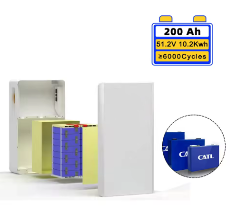 10Kwh Lifepo4 Solar Energy Deep Cycle Lithium ion Battery 48V 200Ah