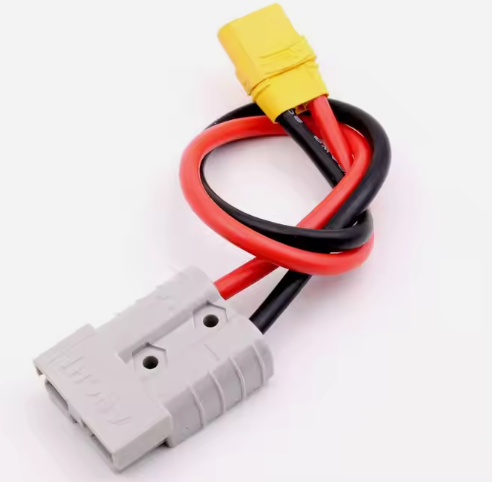 2 Pin High-current Multicolor 50A To Banana Plug 50A To PV Solar Plug 50A to O Ring ODM Wire Harness