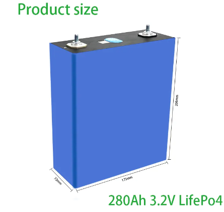 High capacity prismatic rechargeable lifepo4 lithium battery cell 3.2V 304Ah for electric car solar storage system power bank